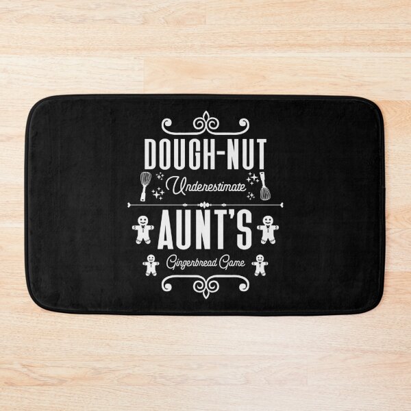 Item preview, Dough-nut Underestimate Aunt's Gingerbread Game - Aunt's Gingerbread Cookies (White Design) designed and sold by Spiprinto.