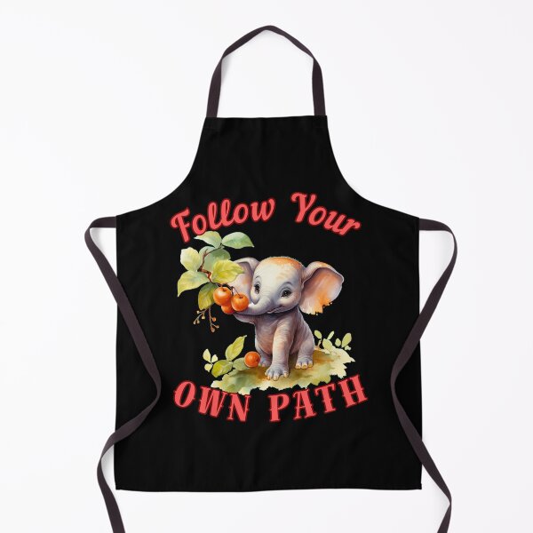 Item preview, Follow Your Own Path. colorful elephant designed and sold by ElephantVibes.