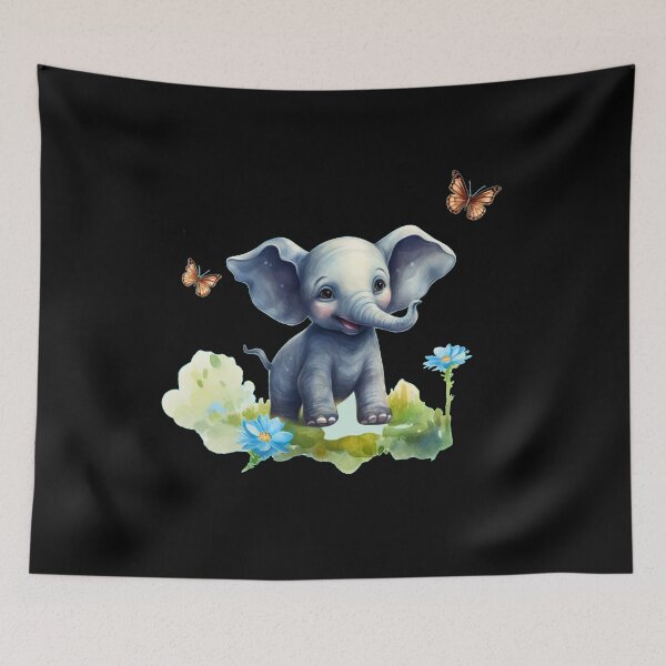 Item preview, Baby Elephant designed and sold by ElephantVibes.
