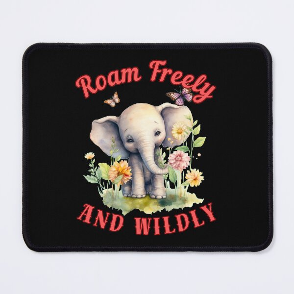 Item preview, Roam Freely And Wildly. colorful elephant designed and sold by ElephantVibes.