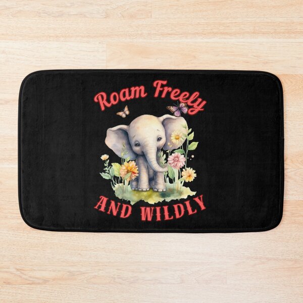 Item preview, Roam Freely And Wildly. colorful elephant designed and sold by ElephantVibes.