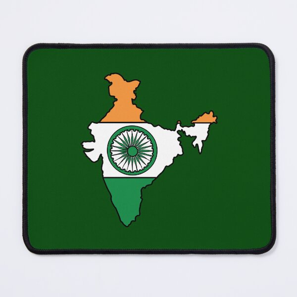 Item preview, India country shape flag designed and sold by Rachael Taylor.