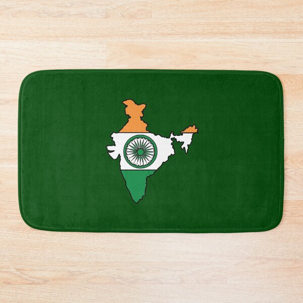 Item preview, India country shape flag designed and sold by Rachael Taylor.