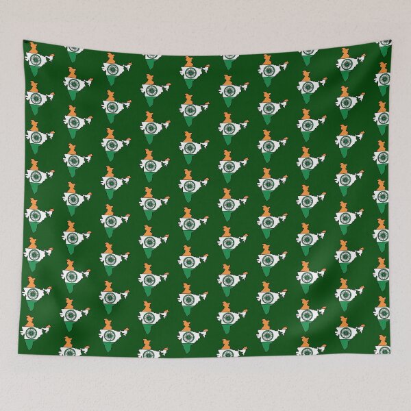 Item preview, India country shape flag designed and sold by Rachael Taylor.