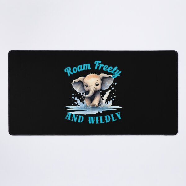 Item preview, Roam Freely And Wildly. adorable elephant designed and sold by ElephantVibes.