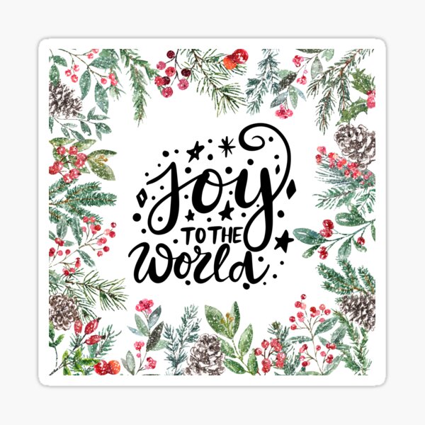 Item preview, Joy to the World! designed and sold by TidyKitchenInc.