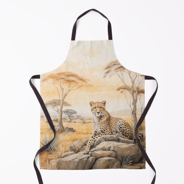 Item preview, 004 Cute Cheetah in a Serengeti Scene designed and sold by Alexis Art Collection.