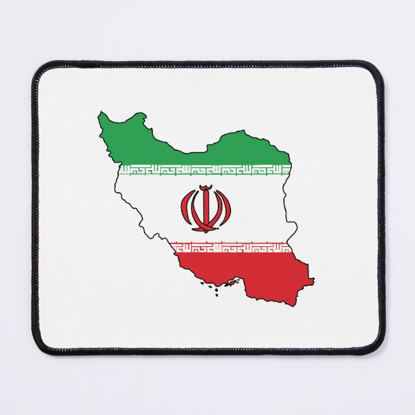 Item preview, Iran country shape flag designed and sold by Rachael Taylor.