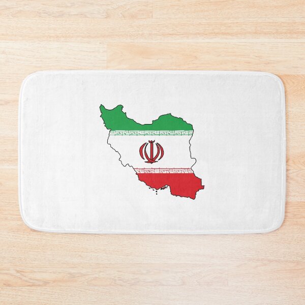 Item preview, Iran country shape flag designed and sold by Rachael Taylor.