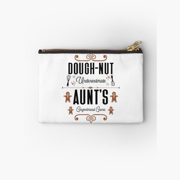 Item preview, Dough-nut Underestimate Aunt's Gingerbread Game - Aunt's Gingerbread Cookies (Gingerbread and Black Design) designed and sold by Spiprinto.