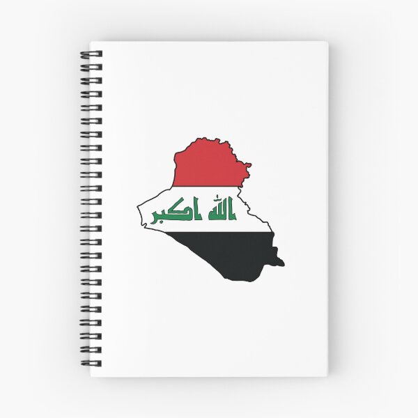 Item preview, Iraq country shape flag designed and sold by Rachael Taylor.