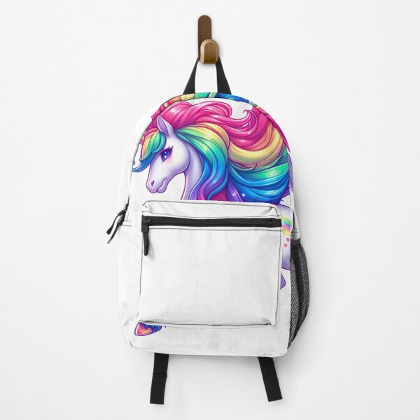 Item preview, "Whimsical Rainbow Unicorn Walking on Clouds Art - Cute Cartoon Style" designed and sold by Huycao211.