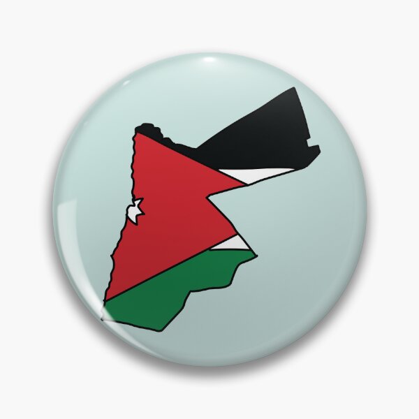 Item preview, Jordan country shape flag designed and sold by Rachael Taylor.