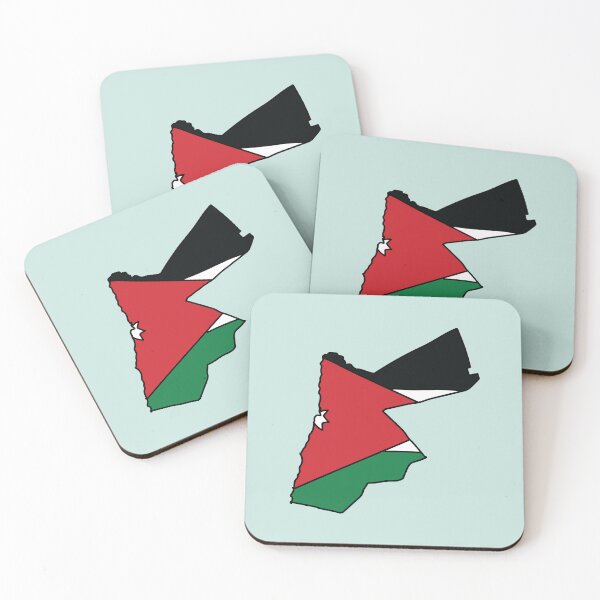 Item preview, Jordan country shape flag designed and sold by Rachael Taylor.