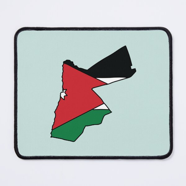 Item preview, Jordan country shape flag designed and sold by Rachael Taylor.
