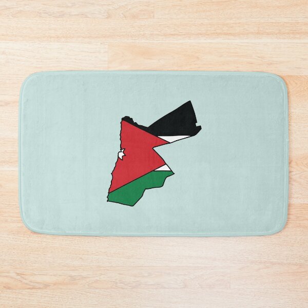 Item preview, Jordan country shape flag designed and sold by Rachael Taylor.