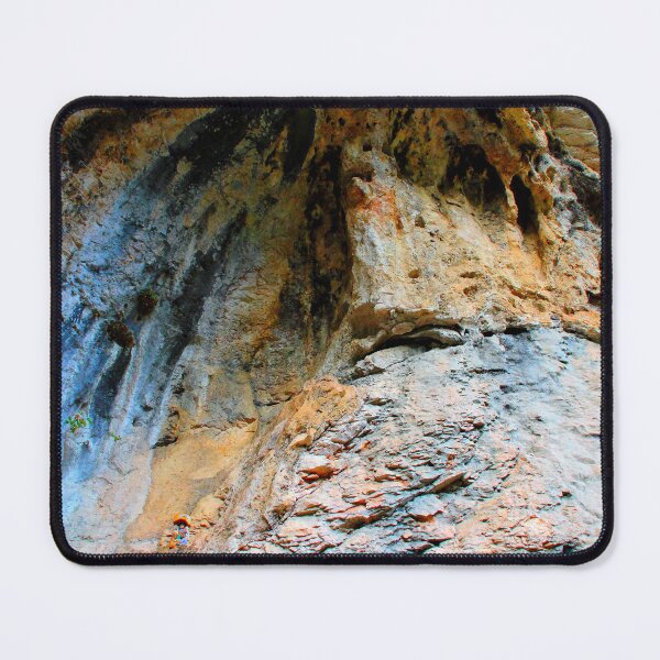 Item preview, Scenery from Grotta di Soffiano at Eremo di Soffiano near Sarnano in the Sibillini Mountains with rockface designed and sold by Kristina Drozd.