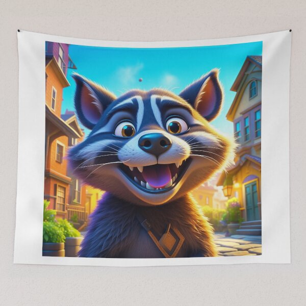 Item preview, Sapphire Serenade Raccoon's Gemstone Lullaby Ballet designed and sold by Daniel Dudgeon.