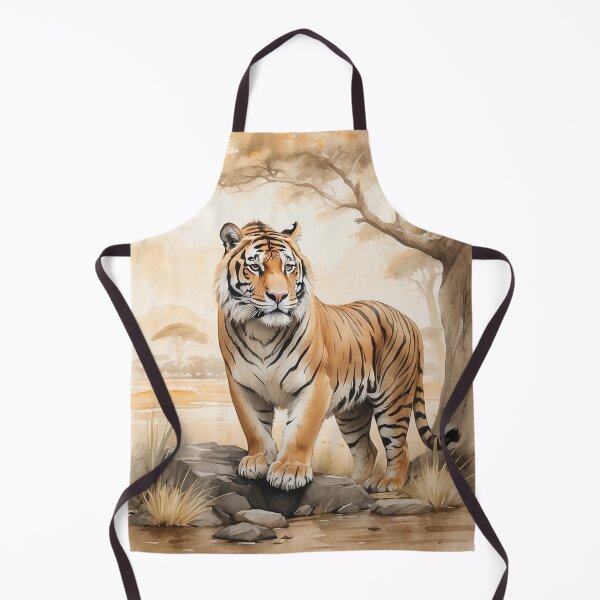 Item preview, 002 Cute Tiger in a Serengeti Scene designed and sold by Alexis Art Collection.