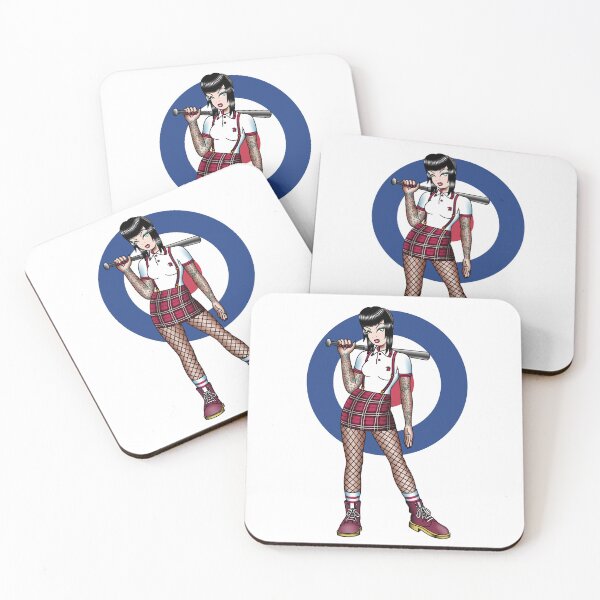 Item preview, Salty-Dog American Traditional Skinhead Girl designed and sold by salty-dog.