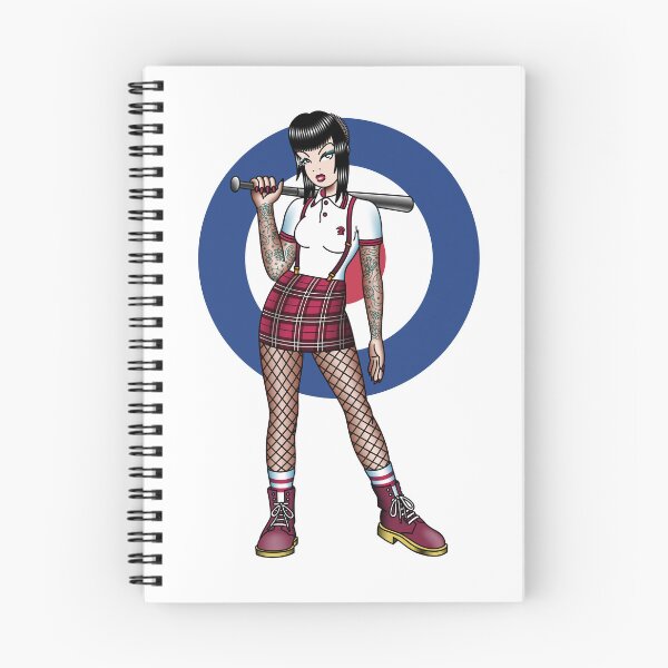 Item preview, Salty-Dog American Traditional Skinhead Girl designed and sold by salty-dog.