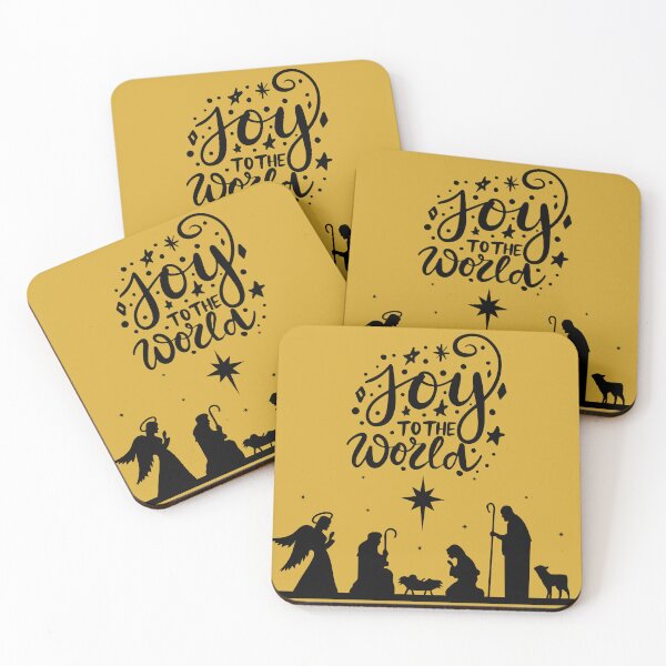 Item preview, Joy to the World (Gold) designed and sold by TidyKitchenInc.