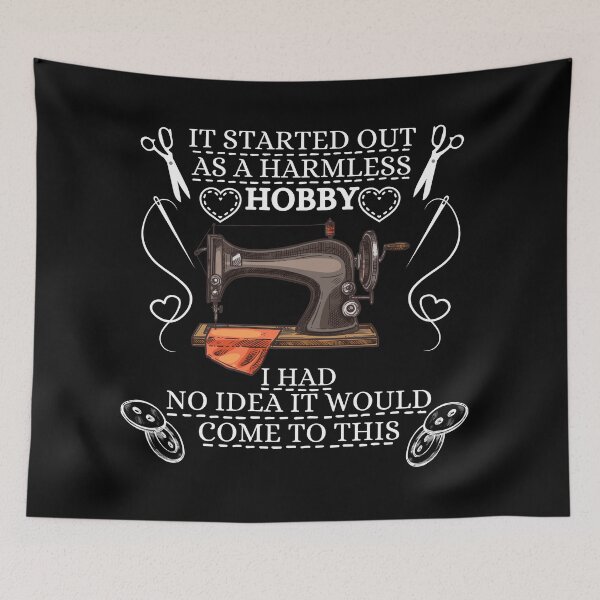 Item preview, It Started Out As A Harmless Hobby Quilting designed and sold by Wiss2Arts.
