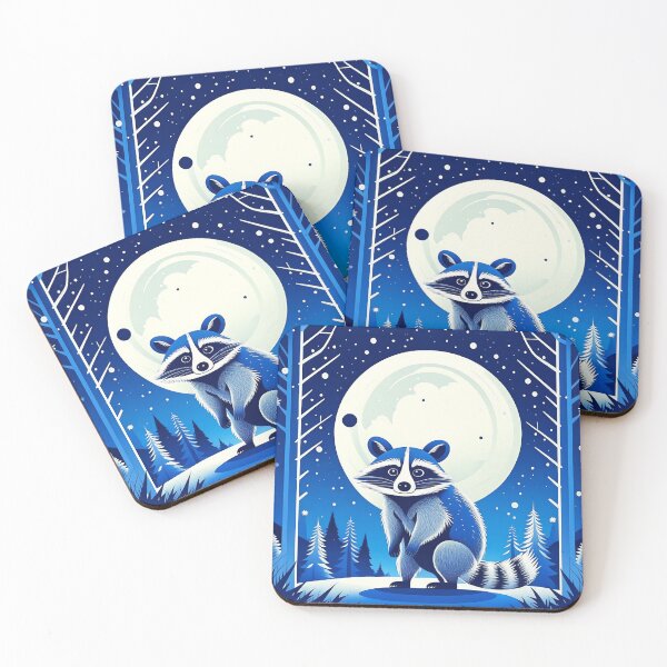 Item preview, Spectral Prowl Ethereal Raccoon Shadows Unveiled designed and sold by Daniel Dudgeon.