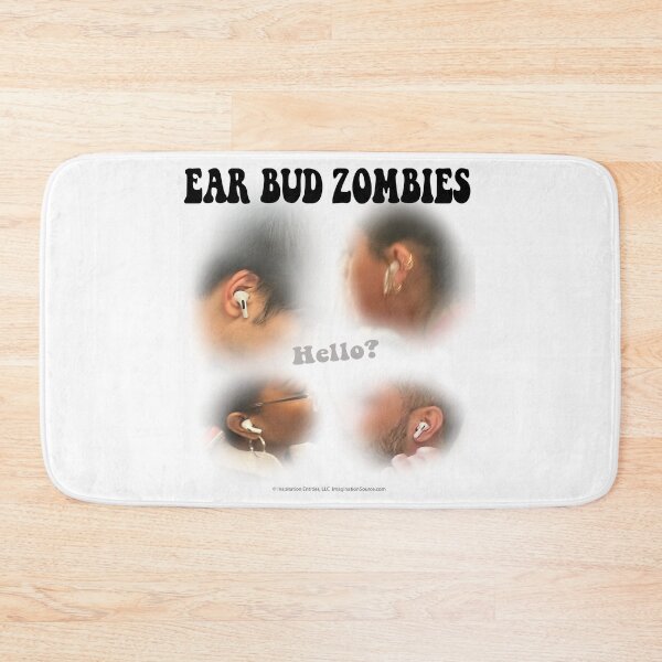 Item preview, Earbud Zombies - Real - For Light Backgrounds designed and sold by The Imagination Source™.