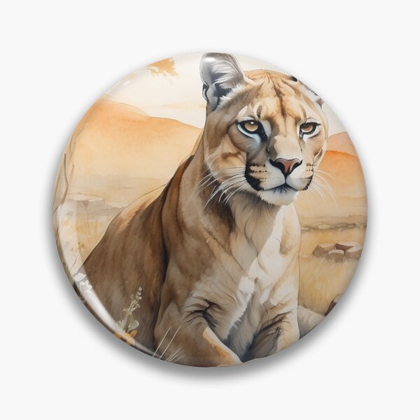 Item preview, 001 Cute Puma in a Serengeti Scene designed and sold by Alexis Art Collection.