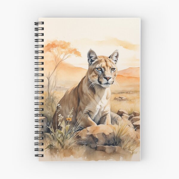 Item preview, 001 Cute Puma in a Serengeti Scene designed and sold by Alexis Art Collection.