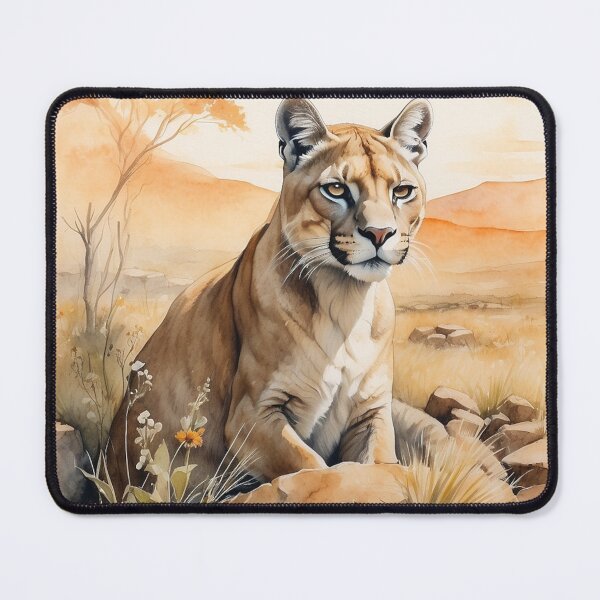 Item preview, 001 Cute Puma in a Serengeti Scene designed and sold by Alexis Art Collection.