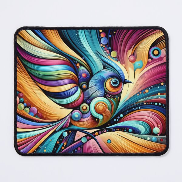 Item preview, A beautiful unique and colorful bird in abstract art. designed and sold by LindaV44.