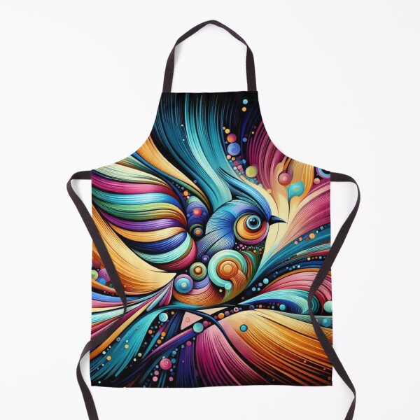Item preview, A beautiful unique and colorful bird in abstract art. designed and sold by LindaV44.