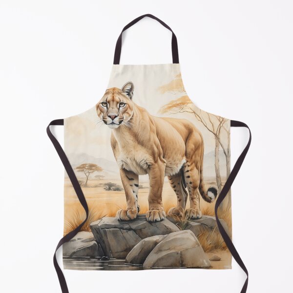 Item preview, 002 Cute Puma in a Serengeti Scene designed and sold by Alexis Art Collection.