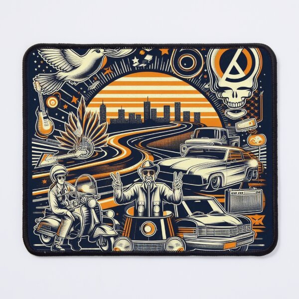 Item preview, Freedom in Retro: A psychedelic trip to the 60's and 80's designed and sold by Paubiz.