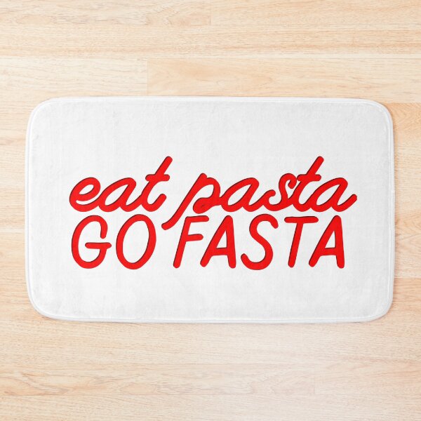 Item preview, eat pasta, go fasta designed and sold by Melon Designs All.