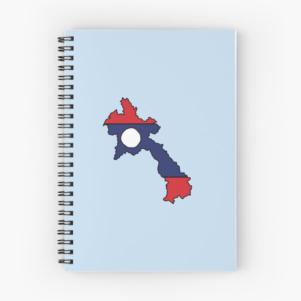Item preview, Laos country shape flag designed and sold by Rachael Taylor.