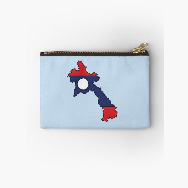 Item preview, Laos country shape flag designed and sold by Rachael Taylor.
