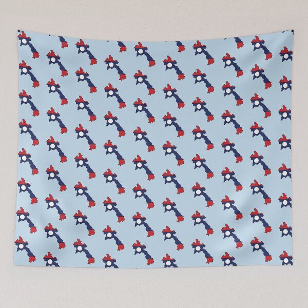 Item preview, Laos country shape flag designed and sold by Rachael Taylor.