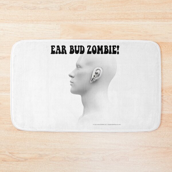 Item preview, Earbud Zombie - Mannequin - For Light Backgrounds designed and sold by The Imagination Source™.