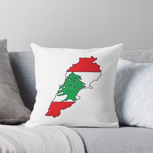 Item preview, Lebanon country shape flag designed and sold by Rachael Taylor.