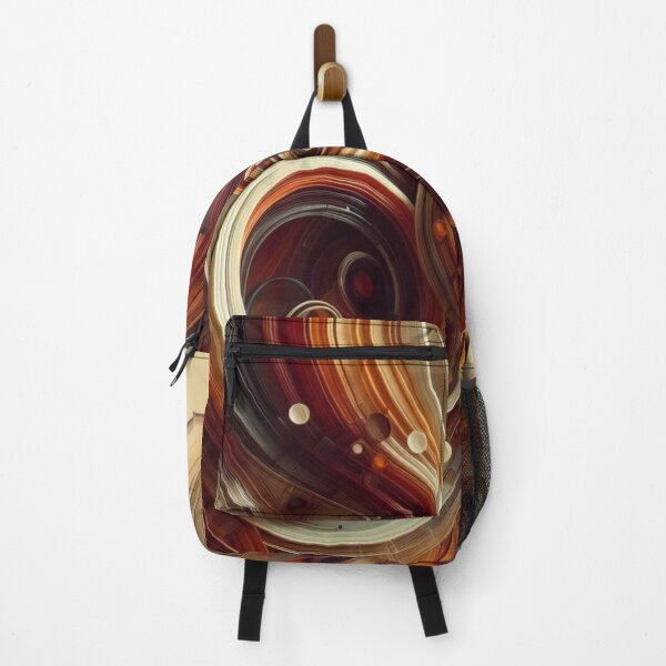 Item preview, Orange and white circular abstract art designed and sold by LindaV44.