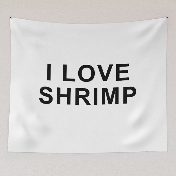 Item preview, I Love Shrimp - David Duchovny designed and sold by Melon Designs All.
