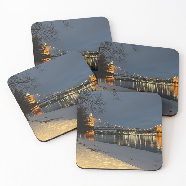 Item preview, Snowy Banks and the Roebling Bridge  designed and sold by Dr. Virginia Braden.