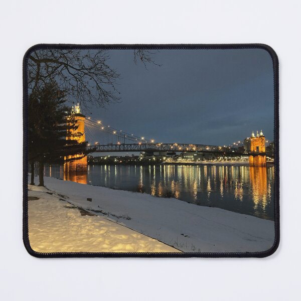 Item preview, Snowy Banks and the Roebling Bridge designed and sold by Dr. Virginia Braden.