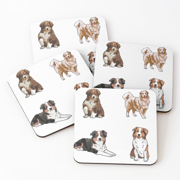 Item preview, Cute Australian Shepherd Dogs designed and sold by TheAnimalZ00.