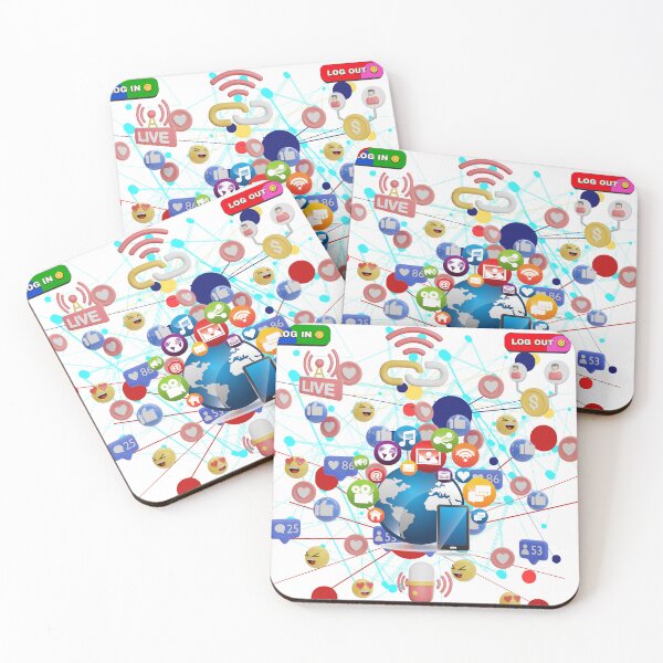 Item preview, Social elements  designed and sold by prinnt.