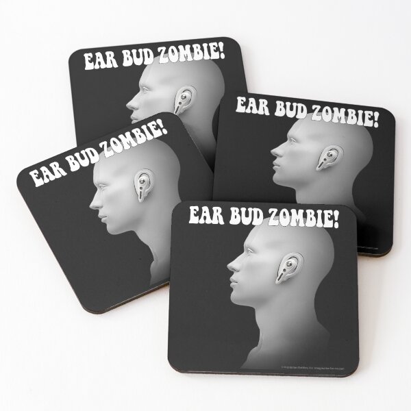 Item preview, Earbud Zombie  -Mannequin -  For DARK Backgrounds designed and sold by The Imagination Source™.