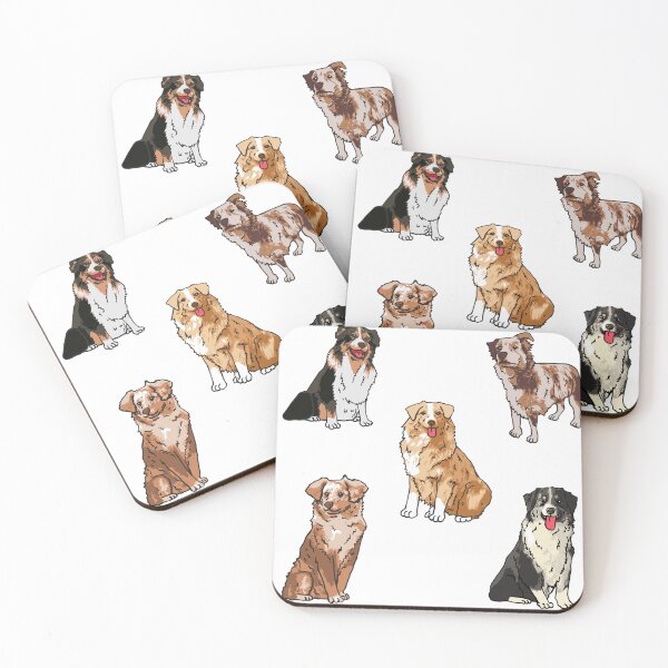 Item preview, Cute Australian Shepherd Dogs designed and sold by TheAnimalZ00.